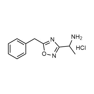 1-(5-Benzyl-1,2,4-oxadiazol-3-yl)ethan-1-amine hydrochloride|CS-1694287