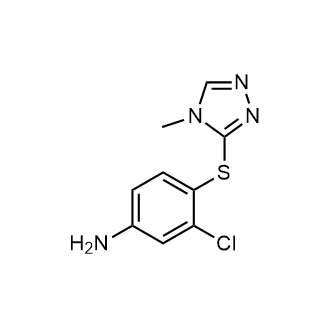 3-Chloro-4-((4-methyl-4H-1,2,4-triazol-3-yl)thio)aniline|CS-1694649