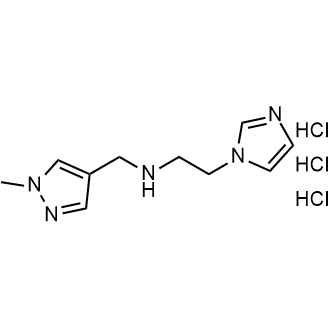 2-(1H-Imidazol-1-yl)-N-((1-methyl-1H-pyrazol-4-yl)methyl)ethan-1-amine trihydrochloride|CS-1695063