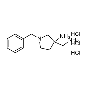 3-(Aminomethyl)-1-benzylpyrrolidin-3-amine trihydrochloride|CS-1695095