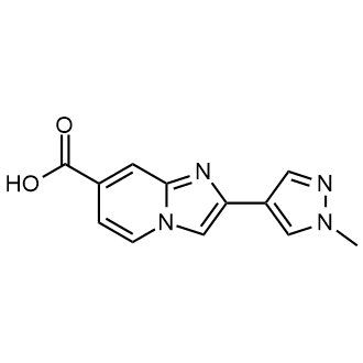 2-(1-Methyl-1H-pyrazol-4-yl)imidazo[1,2-a]pyridine-7-carboxylic acid|CS-1695194