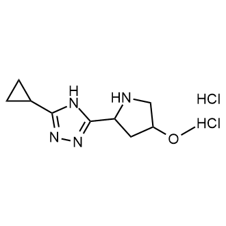 3-Cyclopropyl-5-(4-methoxypyrrolidin-2-yl)-4H-1,2,4-triazole dihydrochloride|CS-1696170