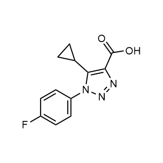 5-Cyclopropyl-1-(4-fluorophenyl)-1H-1,2,3-triazole-4-carboxylic acid|CS-1696900