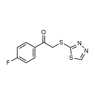 2-((1,3,4-Thiadiazol-2-yl)thio)-1-(4-fluorophenyl)ethan-1-one|CS-1698675