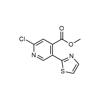 Methyl 2-chloro-5-(thiazol-2-yl)isonicotinate|CS-1698764