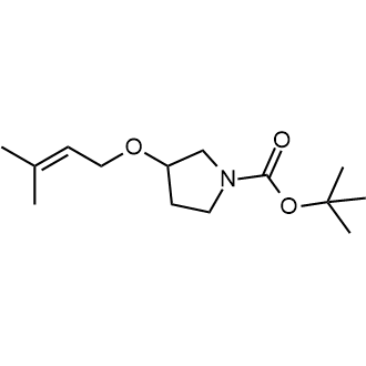 tert-Butyl 3-((3-methylbut-2-en-1-yl)oxy)pyrrolidine-1-carboxylate|CS-1699012