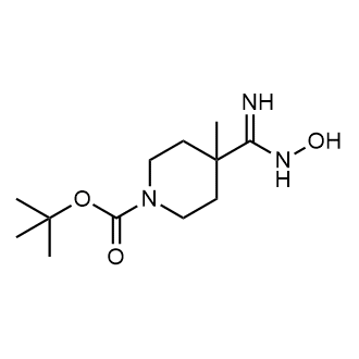 tert-Butyl 4-(N-hydroxycarbamimidoyl)-4-methylpiperidine-1-carboxylate|CS-1699524