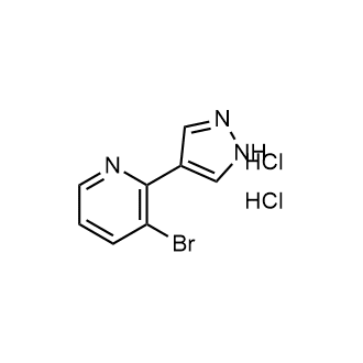 3-Bromo-2-(1H-pyrazol-4-yl)pyridine dihydrochloride|CS-1700308