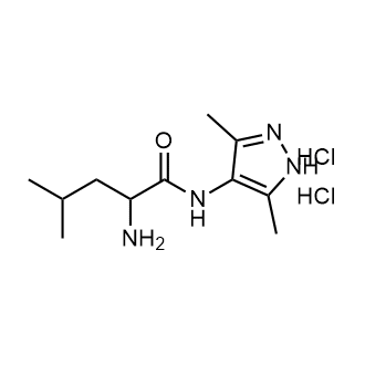 2-Amino-N-(3,5-dimethyl-1H-pyrazol-4-yl)-4-methylpentanamide dihydrochloride|CS-1700367