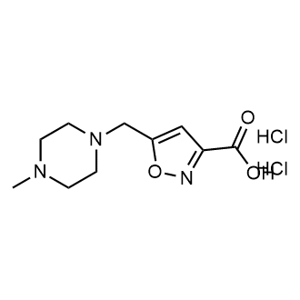 5-((4-Methylpiperazin-1-yl)methyl)isoxazole-3-carboxylic acid dihydrochloride|CS-1700568