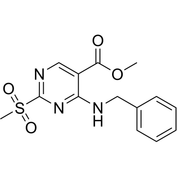 Methyl 4-(benzylamino)-2-(methylsulfonyl)pyrimidine-5-carboxylate|CS-1717627