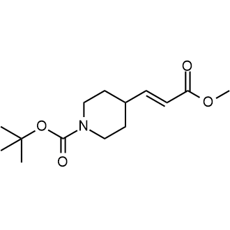 tert-Butyl-4-(3-methoxy-3-oxoprop-1-en-1-yl)piperidine-1-carboxylate|CS-1718918