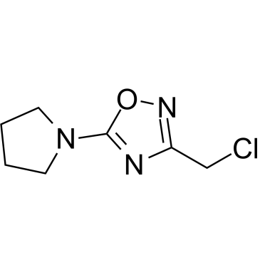 3-(Chloromethyl)-5-(pyrrolidin-1-yl)-1,2,4-oxadiazole|CS-1719137