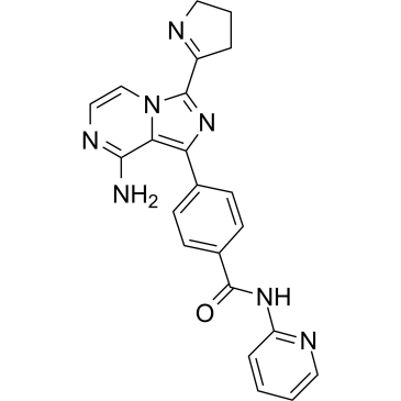 4-(8-Amino-3-(3,4-dihydro-2H-pyrrol-5-yl)imidazo[1,5-a]pyrazin-1-yl)-N-(pyridin-2-yl)benzamide|CS-1719825