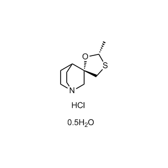 (+)-Cevimeline hydrochloride hemihydrate
