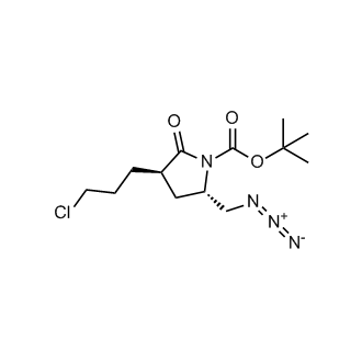 (3R,5S)-tert-butyl 5-(azidomethyl)-3-(3-chloropropyl)-2-oxopyrrolidine-1-carboxylate|CS-B0362