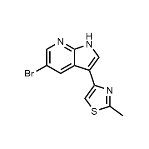 4-(5-Bromo-1H-pyrrolo[2,3-b]pyridin-3-yl)-2-methylthiazole|CS-B0561