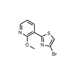 4-Bromo-2-(2-methoxypyridin-3-yl)thiazole|CS-B0624