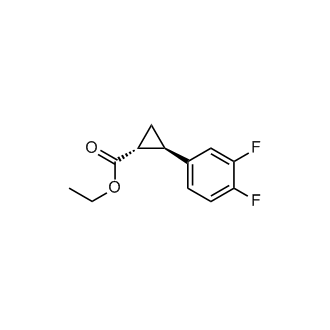 (1R,2R)-Ethyl 2-(3,4-difluorophenyl)cyclopropanecarboxylate|CS-B0684