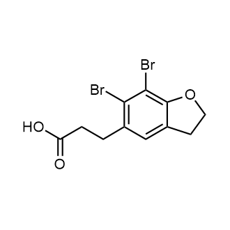 3-(6,7-dibromo-2,3-dihydrobenzofuran-5-yl)propanoic acid|CS-B0820