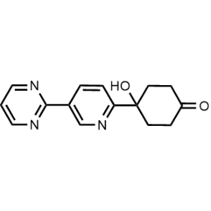 4-Hydroxy-4-[5-(pyrimidin-2-yl)pyridin-2-yl]cyclohexan-1-one|CS-B1636