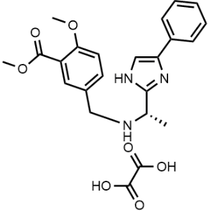 Methyl (S)-2-methoxy-5-(((1-(4-phenyl-1H-imidazol-2-yl)ethyl)amino)methyl)benzoate oxalate|CS-B1668