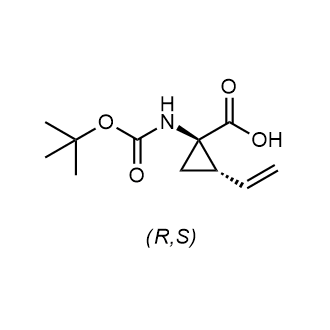 rel-(1R,2S)-1-[[(1,1-Dimethylethoxy)carbonyl]amino]-2-ethenylcyclopropanecarboxylic acid|CS-D0620