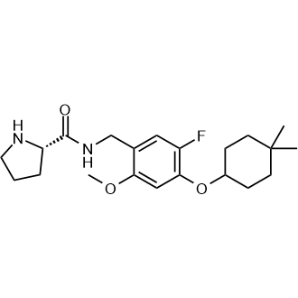 (S)-N-(4-((4,4-Dimethylcyclohexyl)oxy)-5-fluoro-2-methoxybenzyl)pyrrolidine-2-carboxamide|CS-D1319