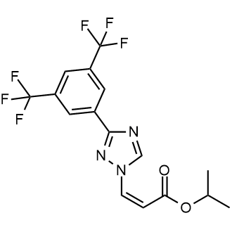 (Z)-isopropyl 3-(3-(3,5-bis(trifluoromethyl)phenyl)-1H-1,2,4-triazol-1-yl)acrylate|CS-D1748