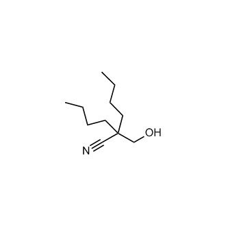 2-butyl-2-(hydroxymethyl)hexanenitrile