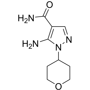 5-Amino-1-(tetrahydro-2H-pyran-4-yl)-1H-pyrazole-4-carboxamide|CS-M0341