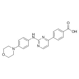 4-(2-(4-morpholinophenylamino)pyrimidin-4-yl)benzoic acid