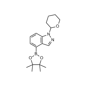 1-(tetrahydro-2H-pyran-2-yl)-4-(4,4,5,5-tetramethyl-1,3,2-dioxaborolan-2-yl)-1H-indazole