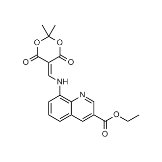 Ethyl 8-((2,2-dimethyl-4,6-dioxo-1,3-dioxan-5-ylidene)methylamino)quinoline-3-carboxylate|CS-M0455