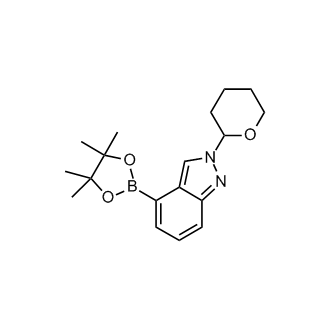 2-(tetrahydro-2H-pyran-2-yl)-4-(4,4,5,5-tetramethyl-1,3,2-dioxaborolan-2-yl)-2H-indazole