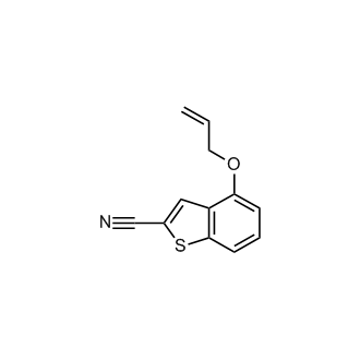 4-(allyloxy)benzo[b]thiophene-2-carbonitrile