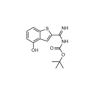 tert-Butyl ((4-hydroxybenzo[b]thiophen-2-yl)(imino)methyl)carbamate