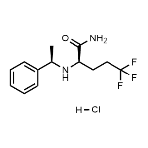 (R)-5,5,5-trifluoro-2-(((R)-1-phenylethyl)amino)pentanamide hydrochloride|CS-M0733