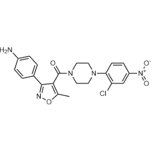 (3-(4-Aminophenyl)-5-methylisoxazol-4-yl)(4-(2-chloro-4-nitrophenyl)piperazin-1-yl)methanone|CS-M0754