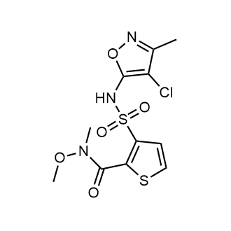 3-(N-(4-chloro-3-methylisoxazol-5-yl)sulfamoyl)-N-methoxy-N-methylthiophene-2-carboxamide|CS-M1005