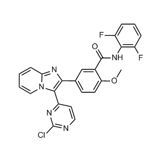 5-(3-(2-Chloropyrimidin-4-yl)imidazo[1,2-a]pyridin-2-yl)-N-(2,6-difluorophenyl)-2-methoxybenzamide|CS-M1007