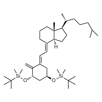 ((1R,3S,E)-5-((E)-2-((1R,3aS,7aR)-7a-methyl-1-((R)-6-methylheptan-2-yl)dihydro-1H-inden-4(2H,5H,6H,7H,7aH)-ylidene)ethylidene)-4-methylenecyclohexane-1,3-diyl)bis(oxy)bis(tert-butyldimethylsilane)