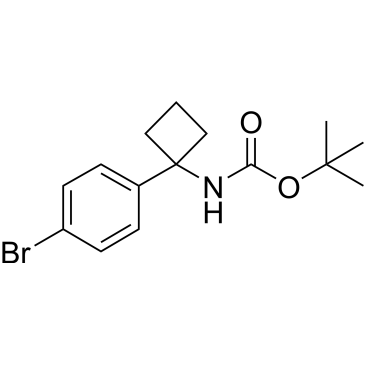 tert-Butyl 1-(4-bromophenyl)cyclobutylcarbamate|CS-M1258