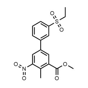Methyl 3'-(ethylsulfonyl)-4-methyl-5-nitrobiphenyl-3-carboxylate|CS-M1275