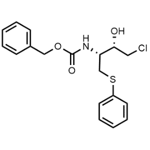 benzyl ((2R,3S)-4-chloro-3-hydroxy-1-(phenylthio)butan-2-yl)carbamate|CS-M1556
