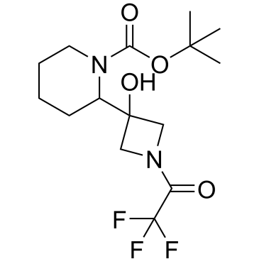 tert-Butyl 2-(3-hydroxy-1-(2,2,2-trifluoroacetyl)azetidin-3-yl)piperidine-1-carboxylate|CS-M1629
