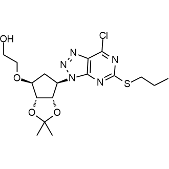 2-(((3aR,4S,6R,6aS)-6-(7-Chloro-5-(propylthio)-3H-[1,2,3]triazolo[4,5-d]pyrimidin-3-yl)-2,2-dimethyltetrahydro-3aH-cyclopenta[d][1,3]dioxol-4-yl)oxy)ethanol|CS-M1749