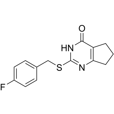 2-((4-Fluorobenzyl)thio)-1,5,6,7-tetrahydro-4H-cyclopenta[d]pyrimidin-4-one|CS-M1754