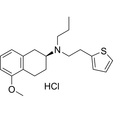 (S)-5-Methoxy-N-propyl-N-(2-(thiophen-2-yl)ethyl)-1,2,3,4-tetrahydronaphthalen-2-amine hydrochloride|CS-M1876