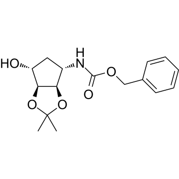 Benzyl((3aR,4S,6R,6aS)-6-hydroxy-2,2-dimethyltetrahydro-3aH-cyclopenta[d][1,3]dioxol-4-yl)carbamate|CS-M1923